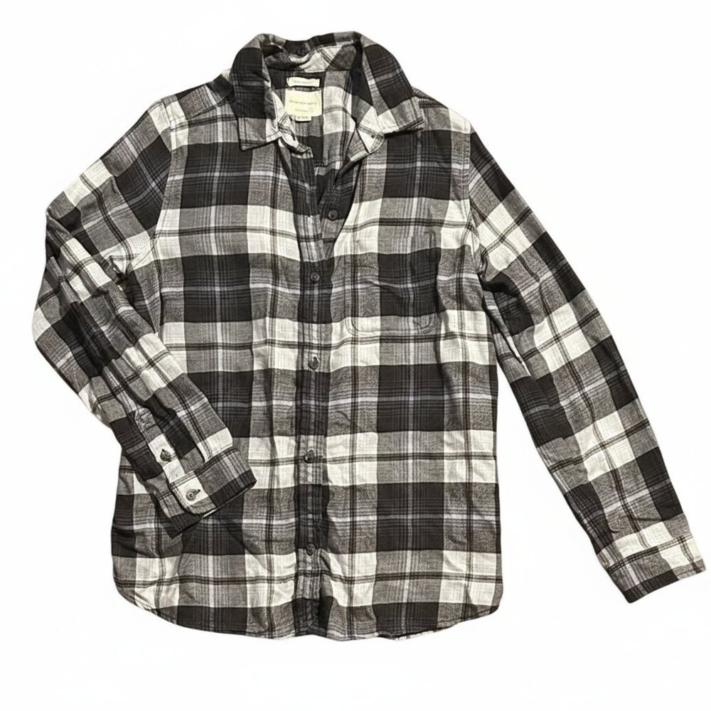 American Eagle flannel women’s shirt - Black and Gray